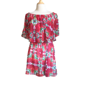 SHOW‎ ME YOUR MUMU Women's Medium Casita Mini Dress Blouson Flowy Feminine